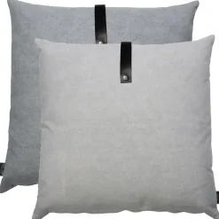 - Pude, canvas - Grå (65x65 cm.)^Louise Smærup Online