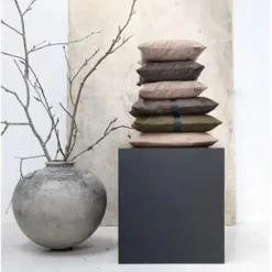 - Pude Corduroy - Sand (50x50 cm)*Louise Smærup