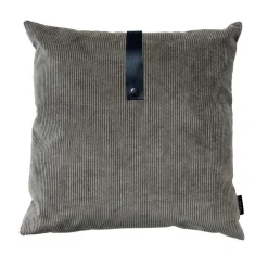 - Pude, corduroy - Light Grey (50x50 cm.)*Louise Smærup New