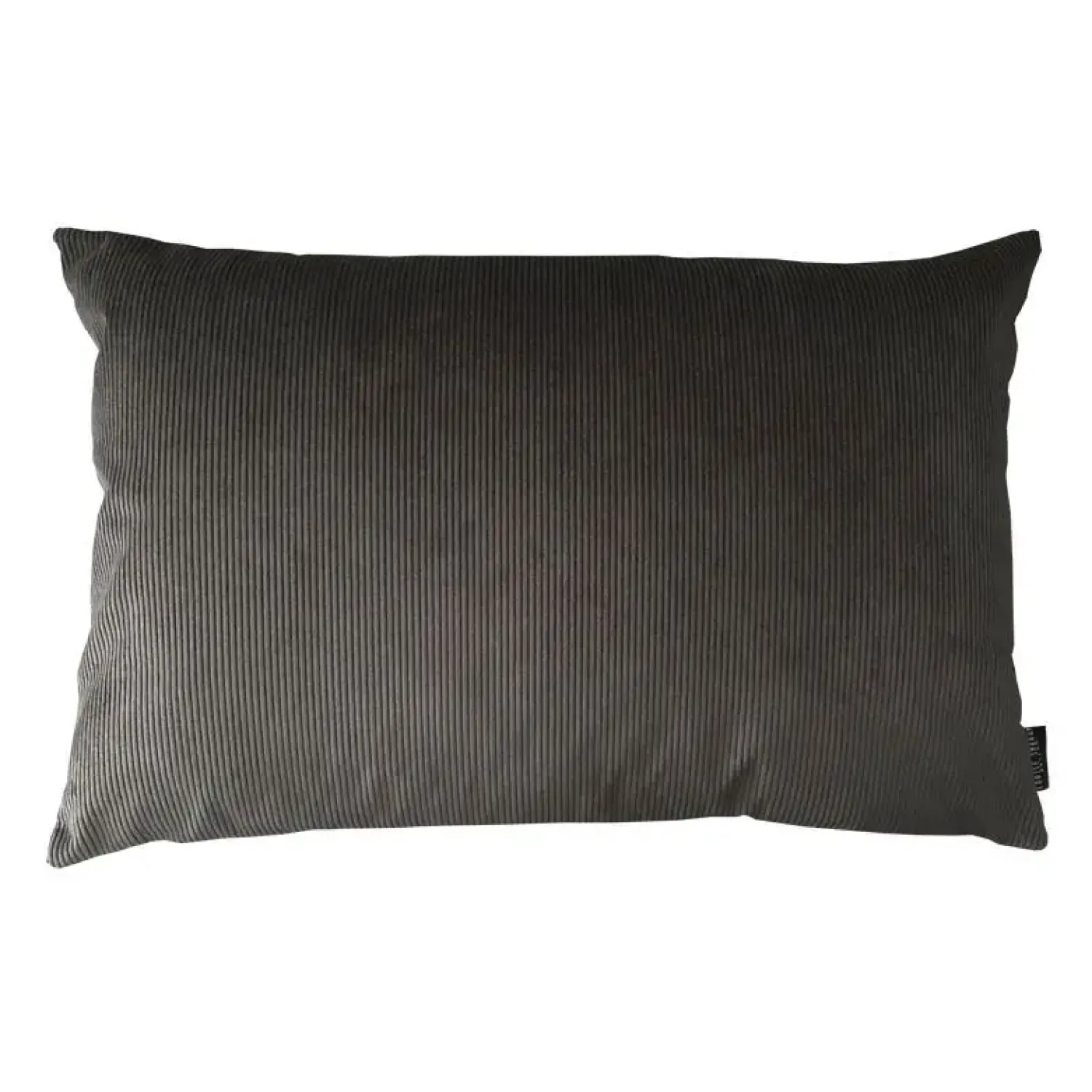 - Pude, fløjl u. strop - Taupe (50x50 cm.)*Louise Smærup Online