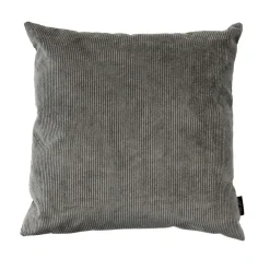 - Pude, fløjl u. strop - Light Grey (50x50 cm.)*Louise Smærup