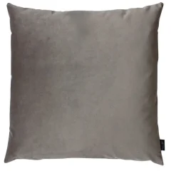 - Pude, velour u. strop - Brown/grey (50x50 cm.)^Louise Smærup Online