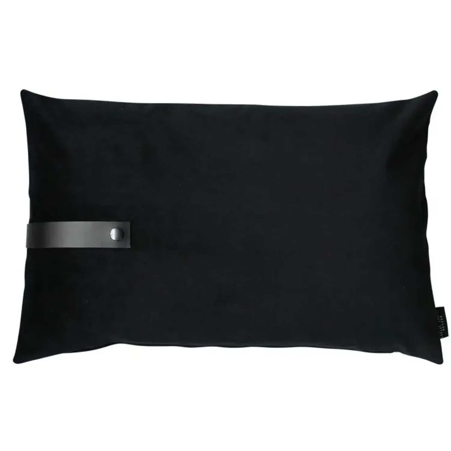 pude - Sort pude i velour 60 x 40 cm^Louise Smærup Discount