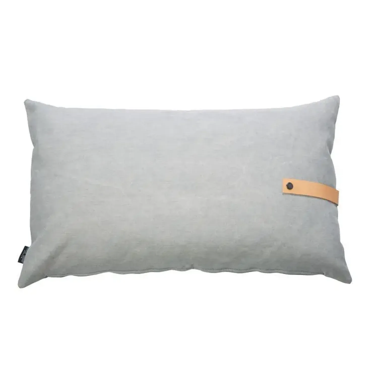 pude - Vendbar pude i grå Canvas 80 x 50 cm^Louise Smærup