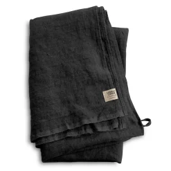 - Badehåndklæde - Mørkegrå/Dark Grey^Lovely Linen Clearance