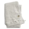 - Badehåndklæde - Light Grey - 90x145 cm^Lovely Linen New