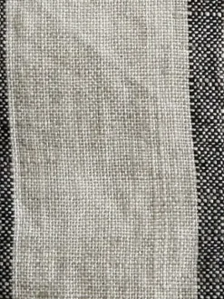 - Misty Dug - Stripe Black/Sort Stribet - 145x300 cm*Lovely Linen New