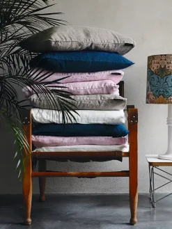 Lovely Linen - Pudebetræk - 40 x 70 - Dark grey^ Hot