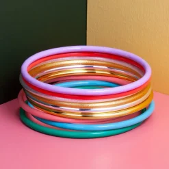 - Armbånd - Color Bangle - Lys Grøn - Ø 6,0 cm^LULU Copenhagen Clearance