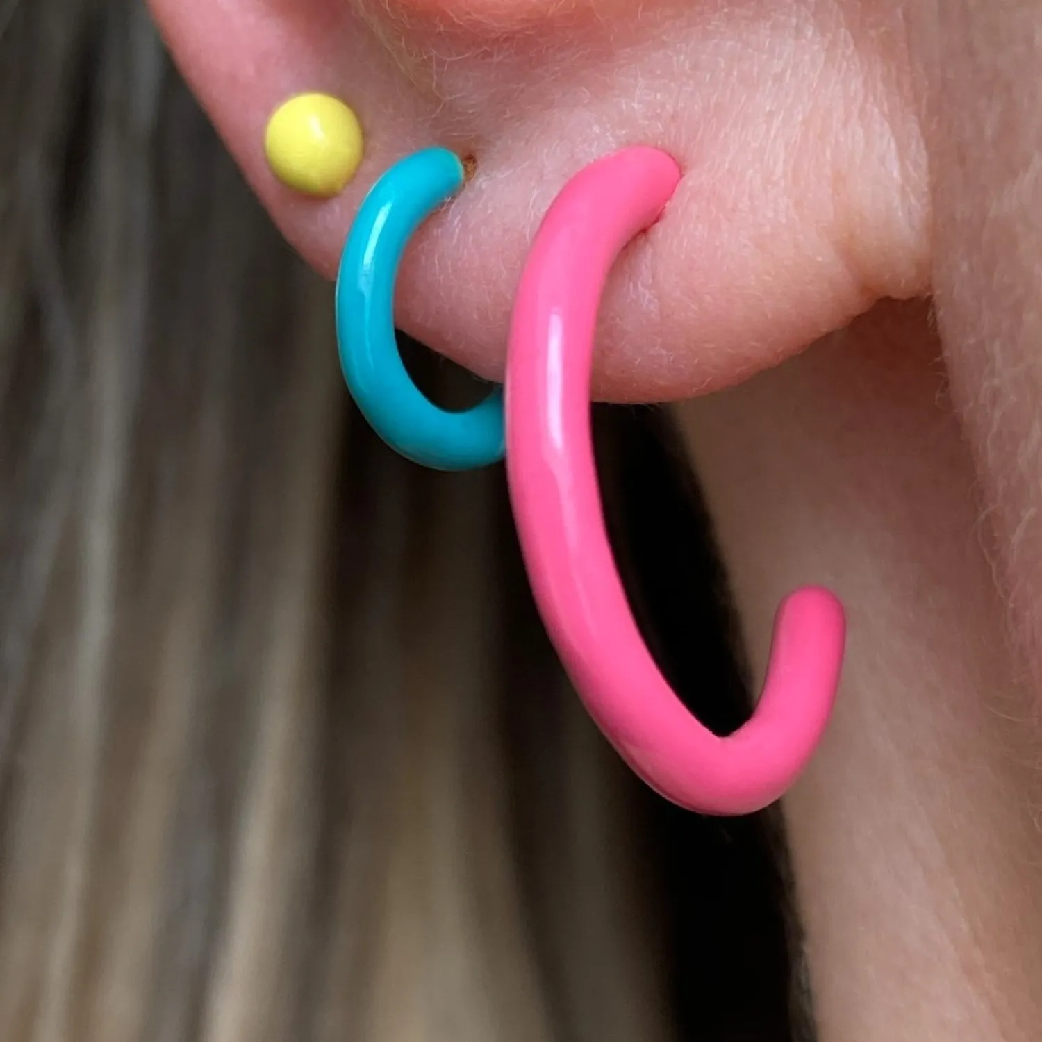 - Color Hoops M, Pink (1 sæt)^LULU Copenhagen Clearance