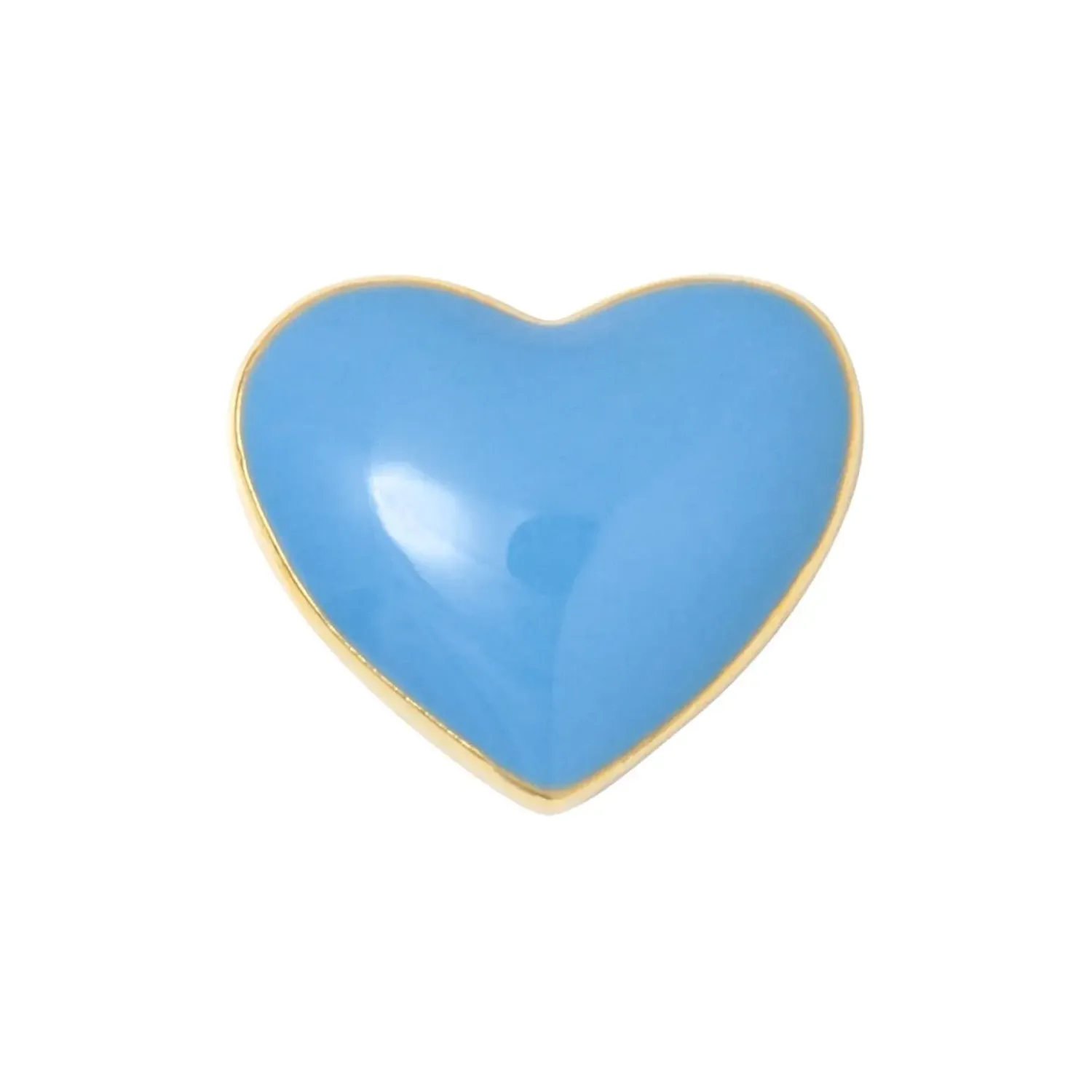 - Love U Ørering, Light Blue (1 stk.)*LULU Copenhagen Outlet