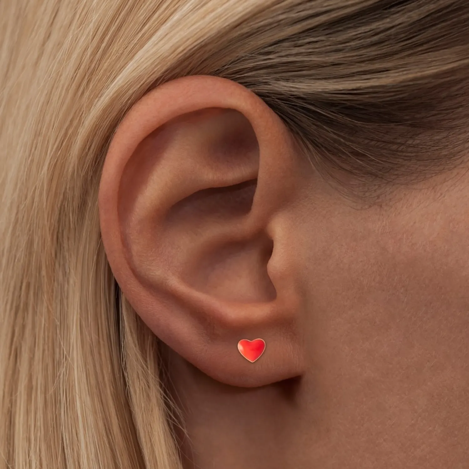 - Love U Ørering, Red (1 stk.)*LULU Copenhagen Online