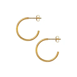 - Non Hoops, Medium (1 sæt) - forgyldt messing*LULU Copenhagen Best
