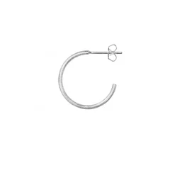 - Øreringe - Non Hoops - Medium - Sølv^LULU Copenhagen Outlet