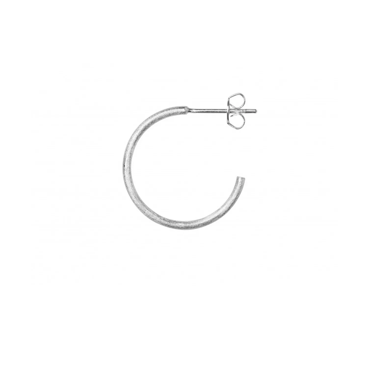 - Øreringe - Non Hoops - Medium - Sølv^LULU Copenhagen Outlet