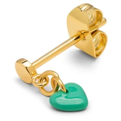 - Ørestikker - Topping Short Love U - Light Green / Lysegrøn - 1 stk.*LULU Copenhagen Online