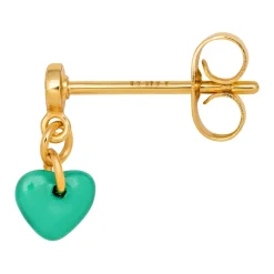 - Ørestikker - Topping Short Love U - Light Green / Lysegrøn - 1 stk.*LULU Copenhagen Online