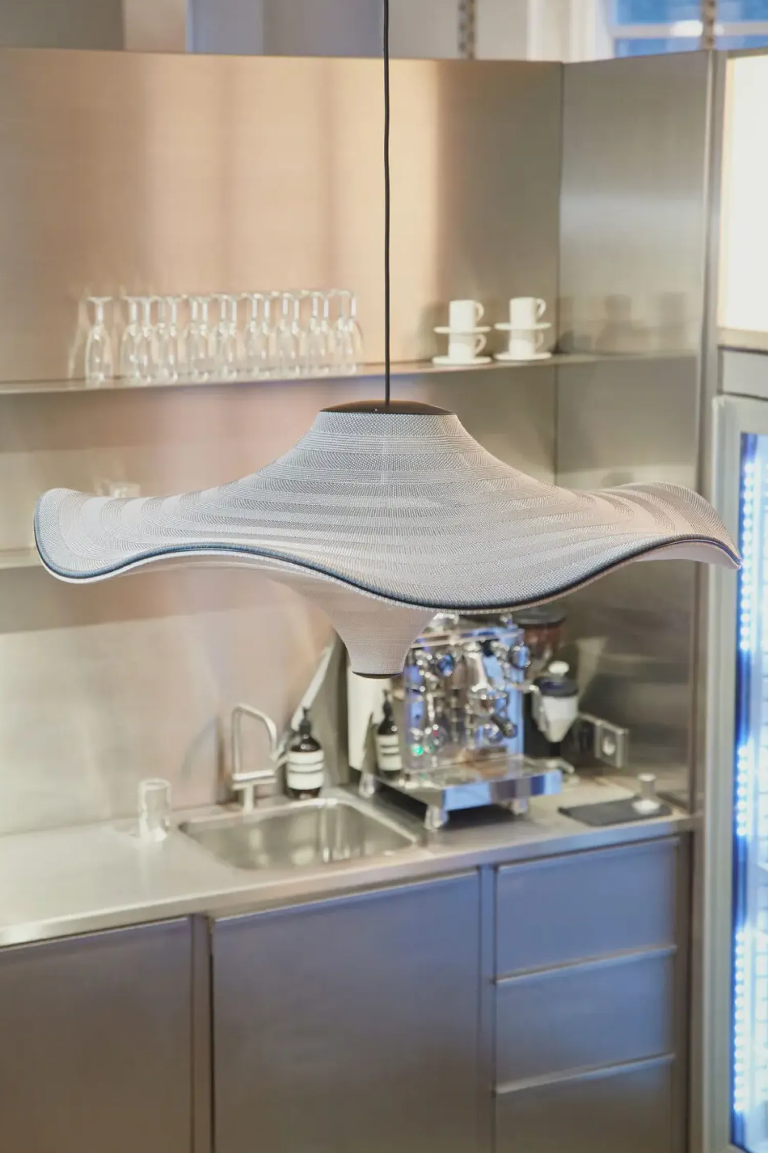 - Pendellampe - Flying Ø78 - Haze Blue*Made by Hand Best