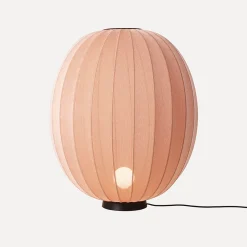 - Gulvlampe - Knit-Wit 65 High Oval Floor Level - Coral*Made by Hand Discount