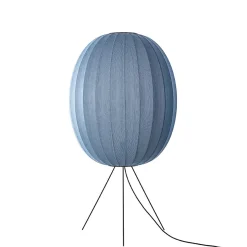 - Gulvlampe - Knit-Wit 65 High Oval Floor Medium - Blue Stone*Made by Hand Online