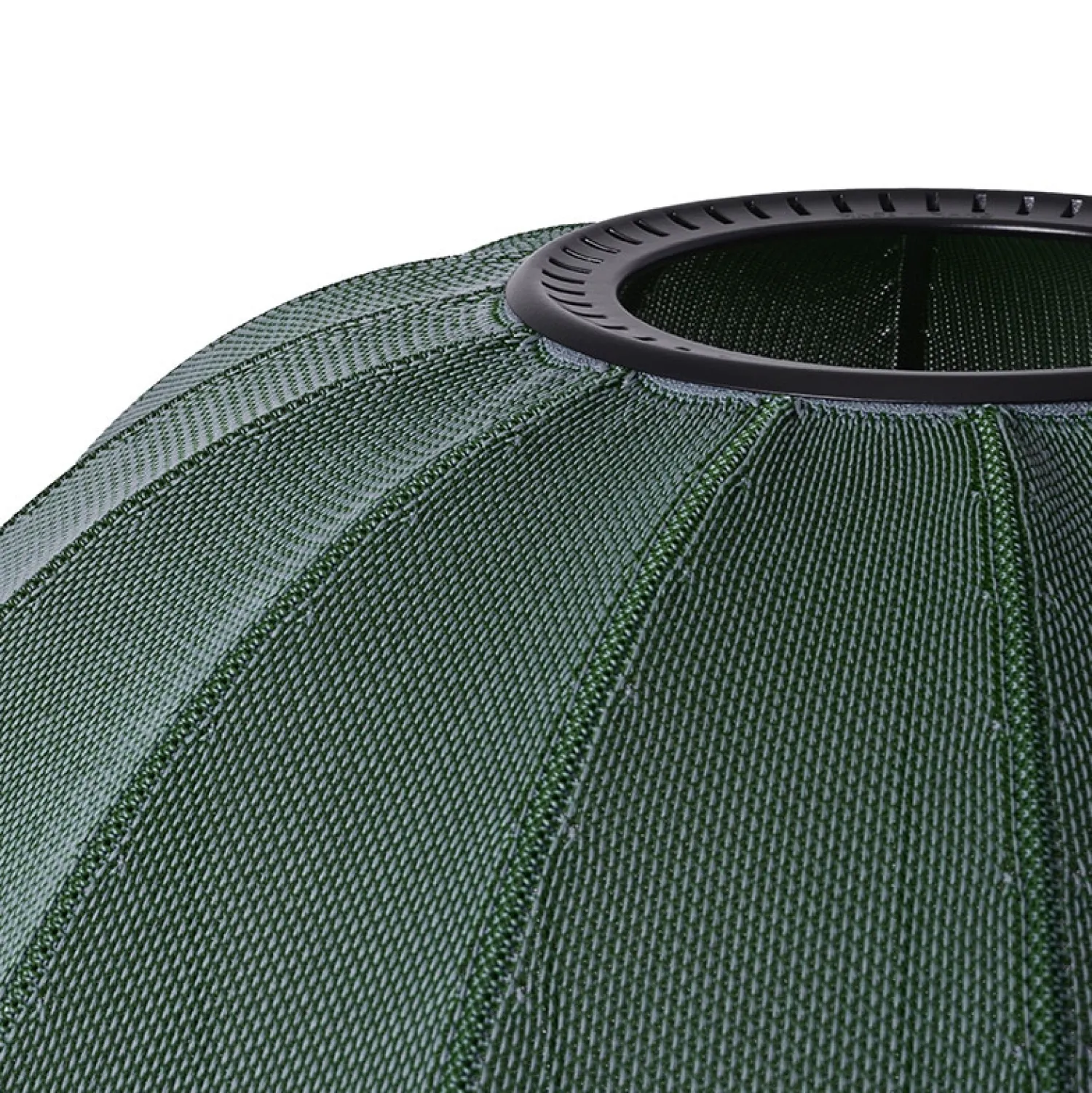 - Gulvlampe - Knit-Wit 45 Round Floor High - Tweed Green*Made by Hand Clearance