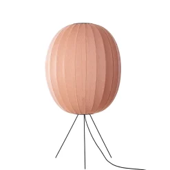 - Gulvlampe - Knit-Wit 65 High Oval Floor Medium - Coral*Made by Hand Outlet