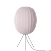 - Gulvlampe - Knit-Wit 65 High Oval Floor Medium - Light Pink*Made by Hand Outlet