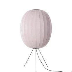 - Gulvlampe - Knit-Wit 65 High Oval Floor Medium - Light Pink*Made by Hand Outlet