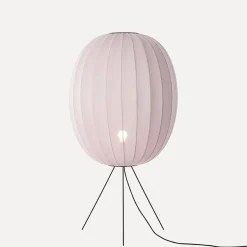 - Gulvlampe - Knit-Wit 65 High Oval Floor Medium - Light Pink*Made by Hand Outlet