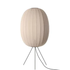 - Gulvlampe - Knit-Wit 65 High Oval Floor Medium - Sand Stone*Made by Hand Outlet