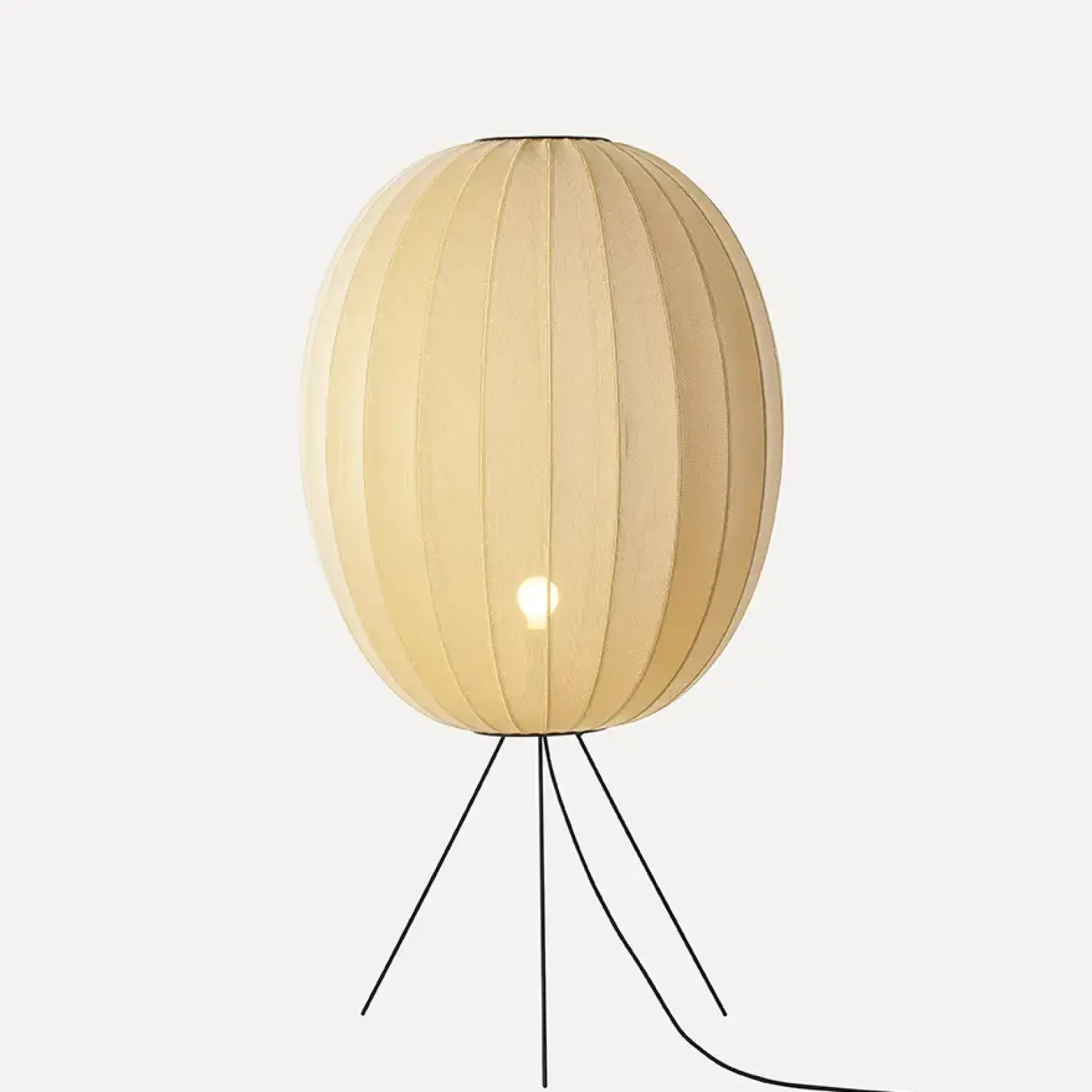 - Gulvlampe - Knit-Wit 65 High Oval Floor Medium - Sunrise^Made by Hand Hot