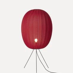 - Gulvlampe - Knit-Wit 65 High Oval Floor Medium - Maple Red^Made by Hand Online