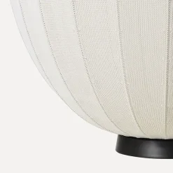 - Gulvlampe - Knit-Wit 65 High Oval Floor Level - Pearl White*Made by Hand Hot