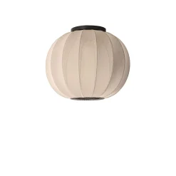 - Loftlampe - Knit-Wit 45 Round Ceiling - Sand Stone*Made by Hand New