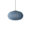 - Loftlampe - Knit-Wit 57 Oval Pendant LED - Blue Stone*Made by Hand Sale