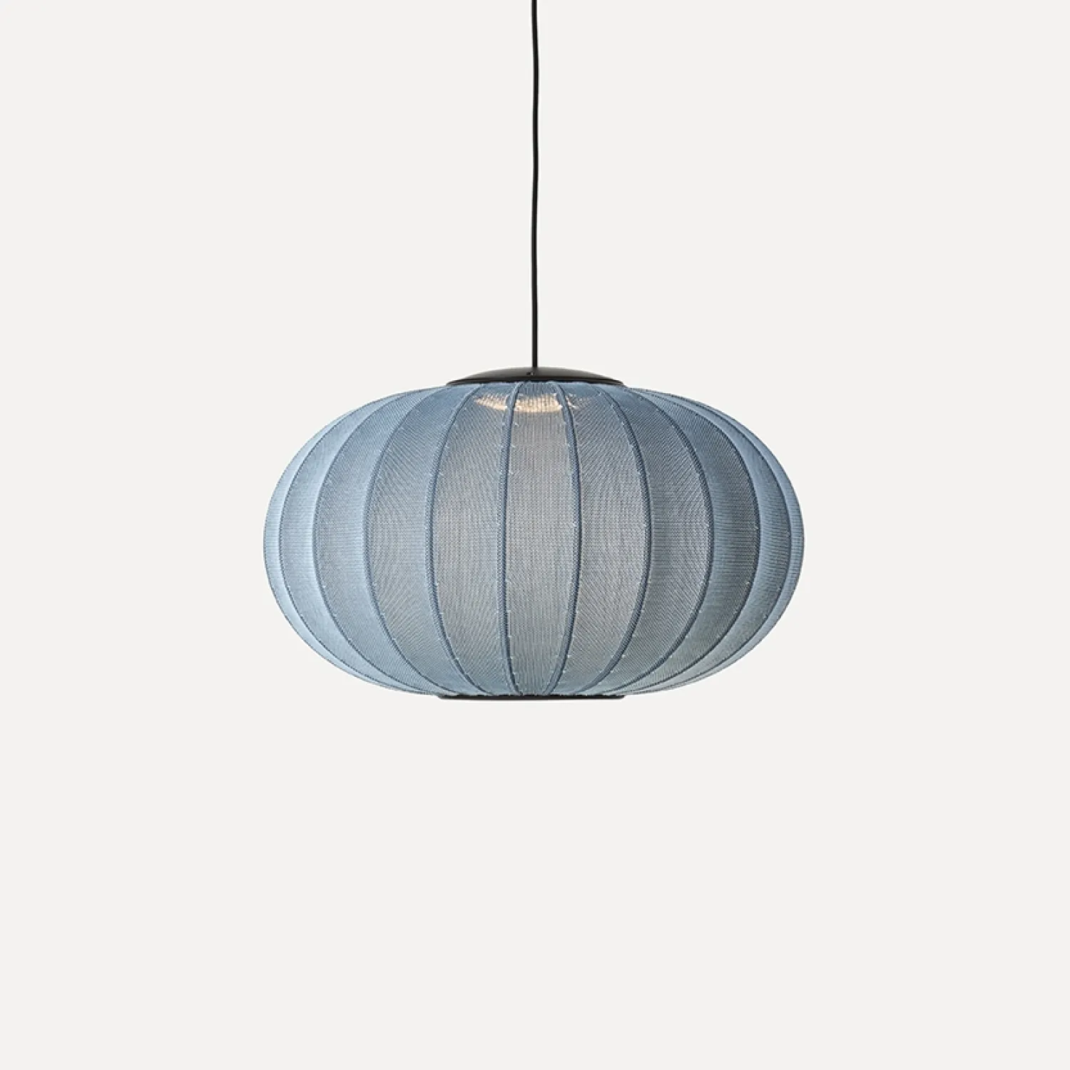 - Loftlampe - Knit-Wit 57 Oval Pendant LED - Blue Stone*Made by Hand Sale