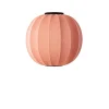- Loftlampe - Knit-Wit 60 Round Ceiling - Coral*Made by Hand Clearance