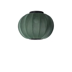 - Loftlampe - Knit-Wit 45 Round Ceiling - Tweed Green*Made by Hand Outlet
