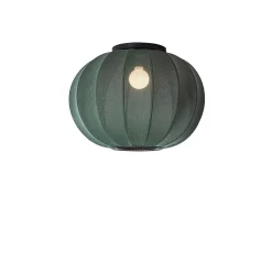 - Loftlampe - Knit-Wit 45 Round Ceiling - Tweed Green*Made by Hand Outlet