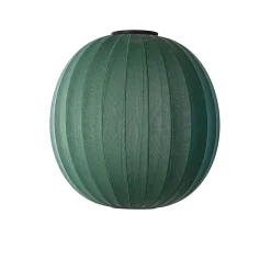 - Loftlampe - Knit-Wit 75 Round Ceiling - Tweed Green*Made by Hand Hot