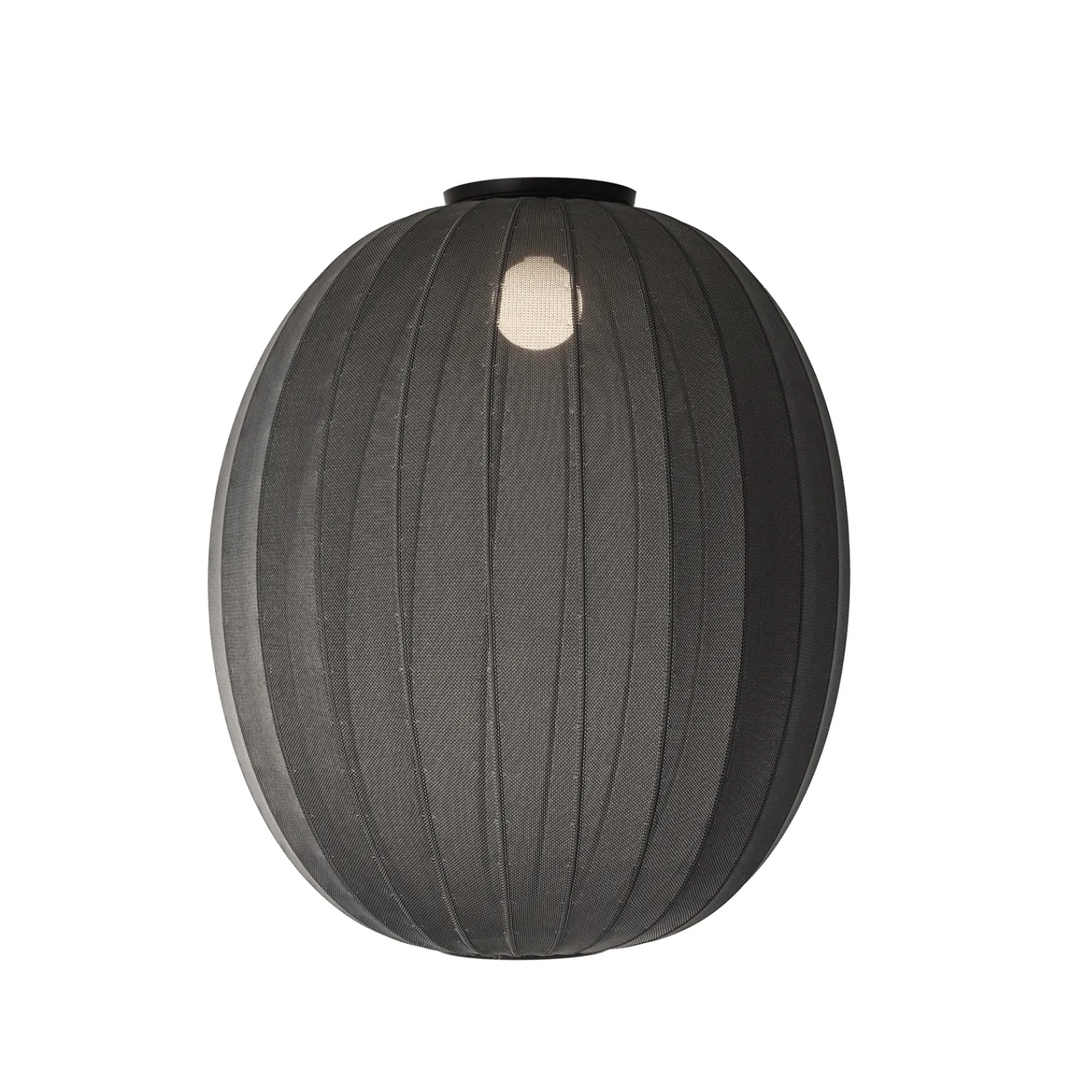 - Loftlampe - Knit-Wit 65 High Oval Ceiling - Black^Made by Hand Sale