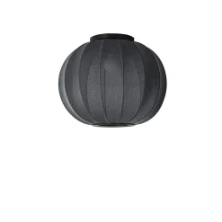 - Loftlampe - Knit-Wit 45 Round Ceiling - Black^Made by Hand New