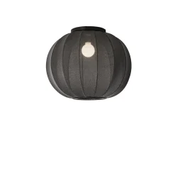 - Loftlampe - Knit-Wit 45 Round Ceiling - Black^Made by Hand New