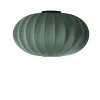 - Loftlampe - Knit-Wit 76 Oval Ceiling/Wall - Tweed Green*Made by Hand Clearance