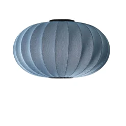 - Loftlampe - Knit-Wit 76 Oval Ceiling/Wall - Blue Stone*Made by Hand Best