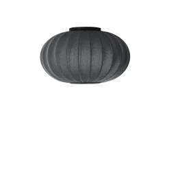 - Loftlampe - Knit-Wit 57 Oval Ceiling/Wall - Black*Made by Hand Discount