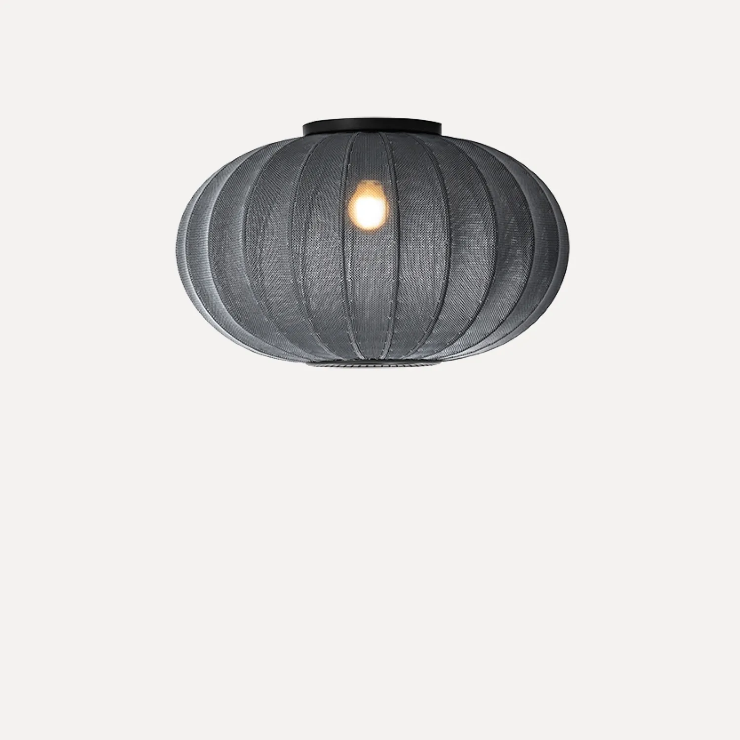 - Loftlampe - Knit-Wit 57 Oval Ceiling/Wall - Black*Made by Hand Discount