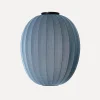 - Loftlampe - Knit-Wit 65 High Oval Ceiling - Blue Stone^Made by Hand Best
