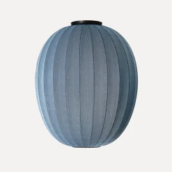 - Loftlampe - Knit-Wit 65 High Oval Ceiling - Blue Stone^Made by Hand Best