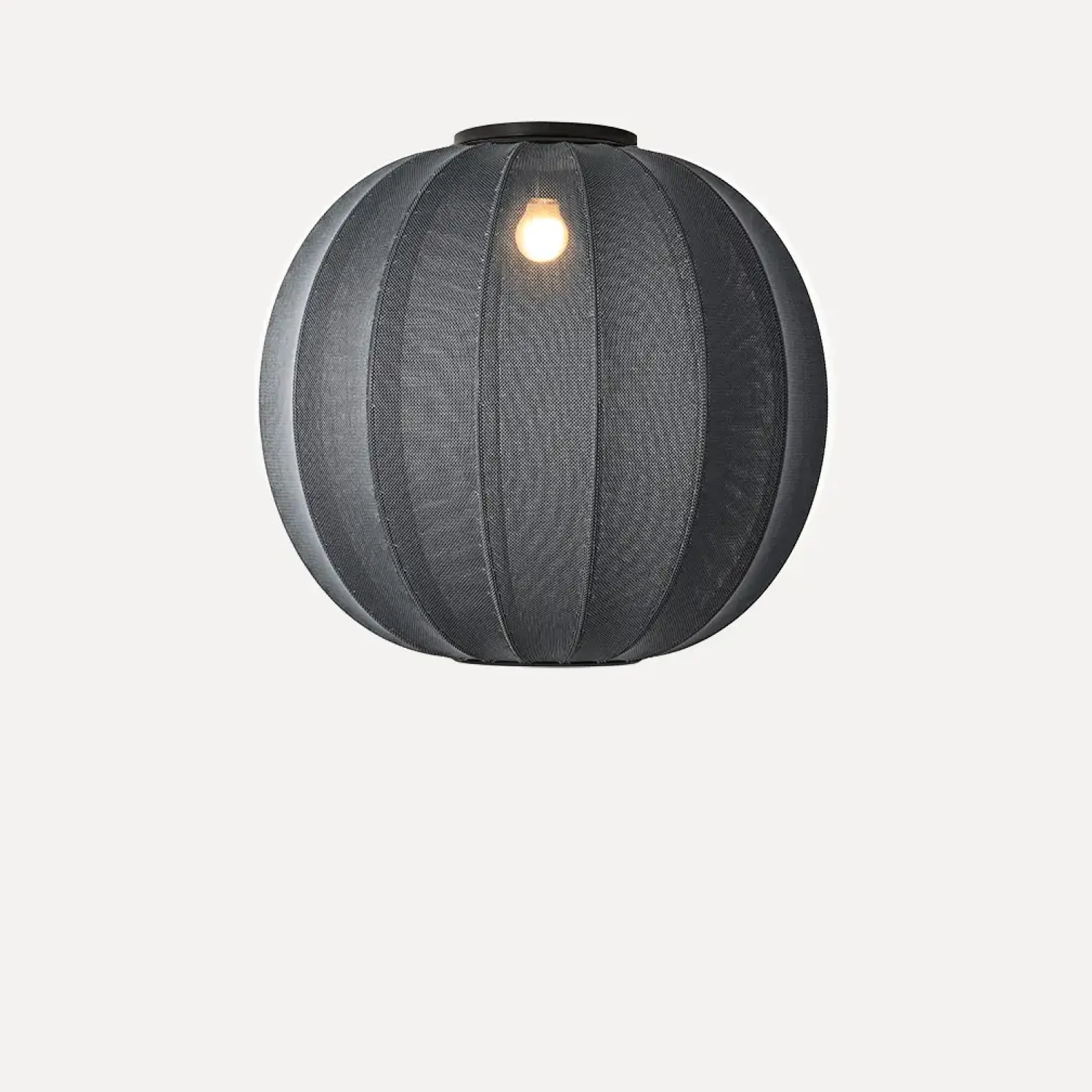 - Loftlampe - Knit-Wit 60 Round Ceiling - Black*Made by Hand Online